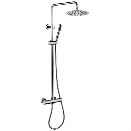 Mixer Shower Faucet with Handheld Rain Shower Head - Stainless Steel SUS304 Silver Shower faucet Set.