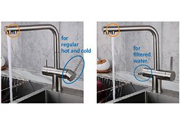 Dual Lever Saves on Countertop Space
