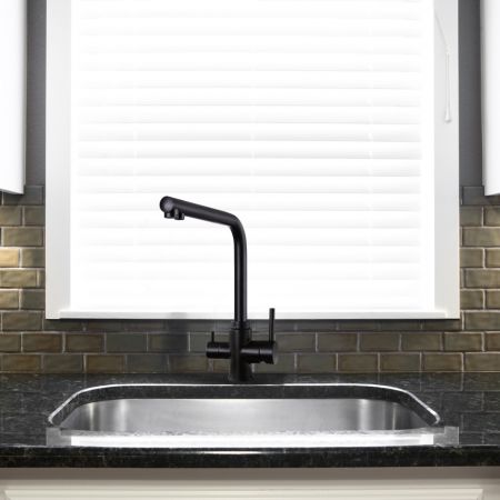 Drinking Water Faucet Fits most Reverse Osmosis Units or Water Filtration System.