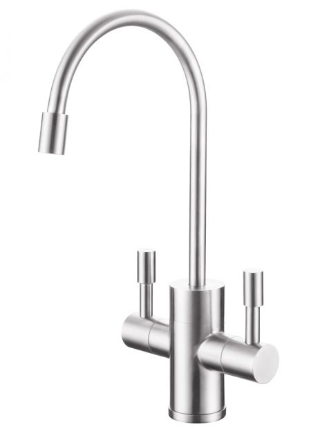 Dual Temperature Reverse Osmosis Stainless Steel Faucet - Pressure-Free Stainless Steel Faucet.