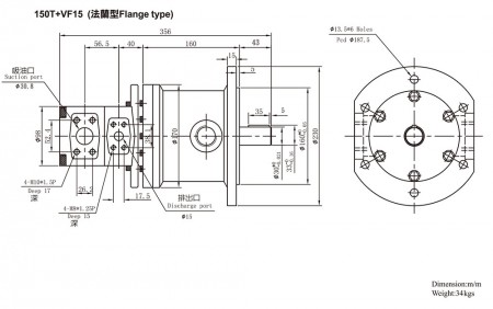 150T+VF15 (法蘭型)