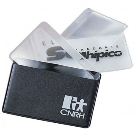 3X Acrylic Card Size Fresnel Lens with Vinyl Pouch - 3X acrylic Card Size Fresnel Lens with Case