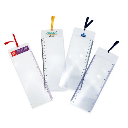 Bookmark Magnifier with Ruler and Tassel