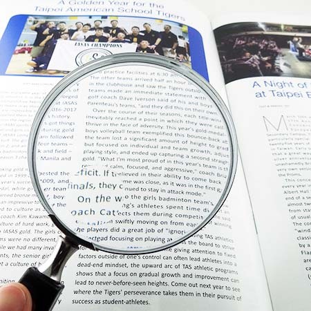 Hand Held Magnifier - Hand held magnifying glass for reading