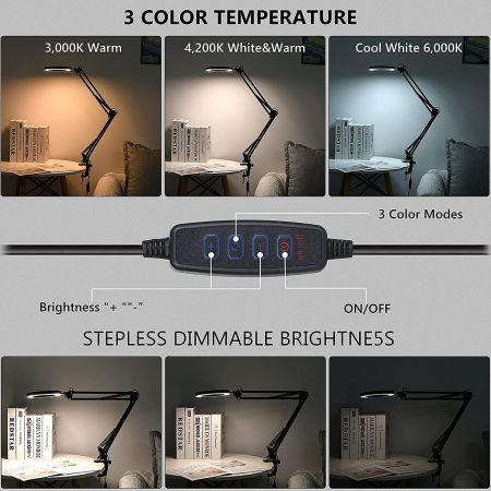 3 color modes white, warm white, warm