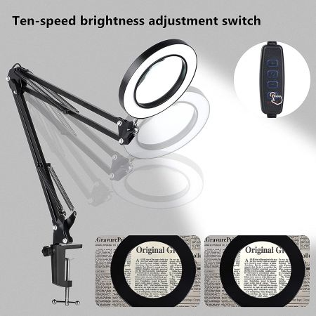 adjust the brightness level between 10% and 100% for different use environments