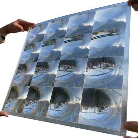Fresnel Solar Concentrator Optical Acrylic Lens With 4 Array For Green Energy Magnifying Glasses Supply E Tay