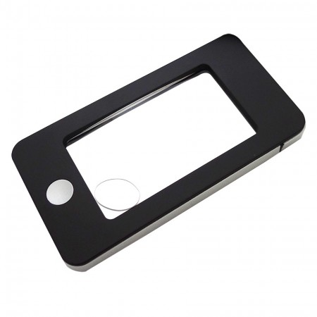 عدسة مكبرة للجيب على شكل iPhone مع 4 مصابيح LED - iPhone Shape magnifying glass with light, Pocket magnifying glass