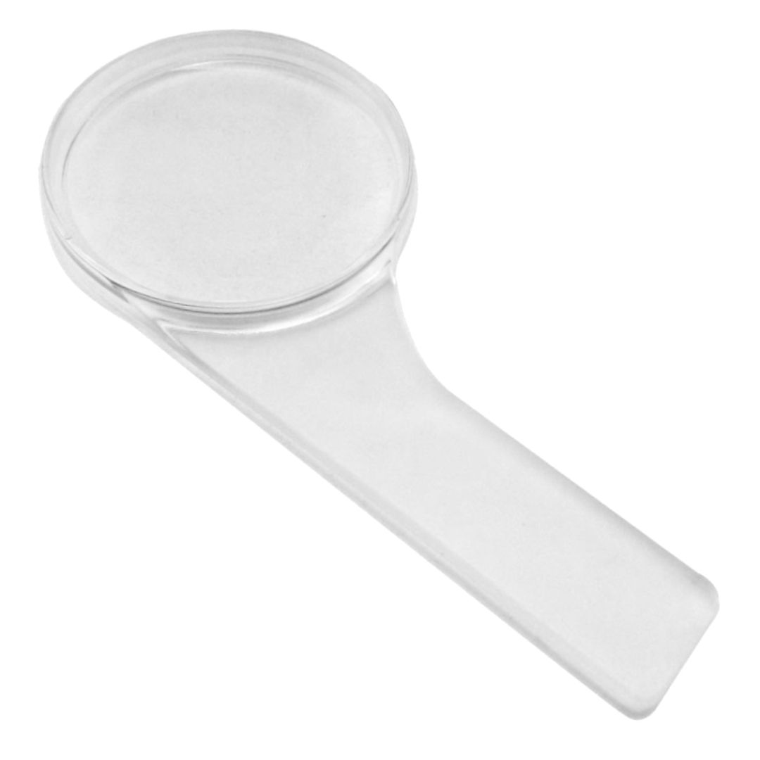 Plastic Clear Hand Held Magnifier Reading Magnifier 3 inches ...