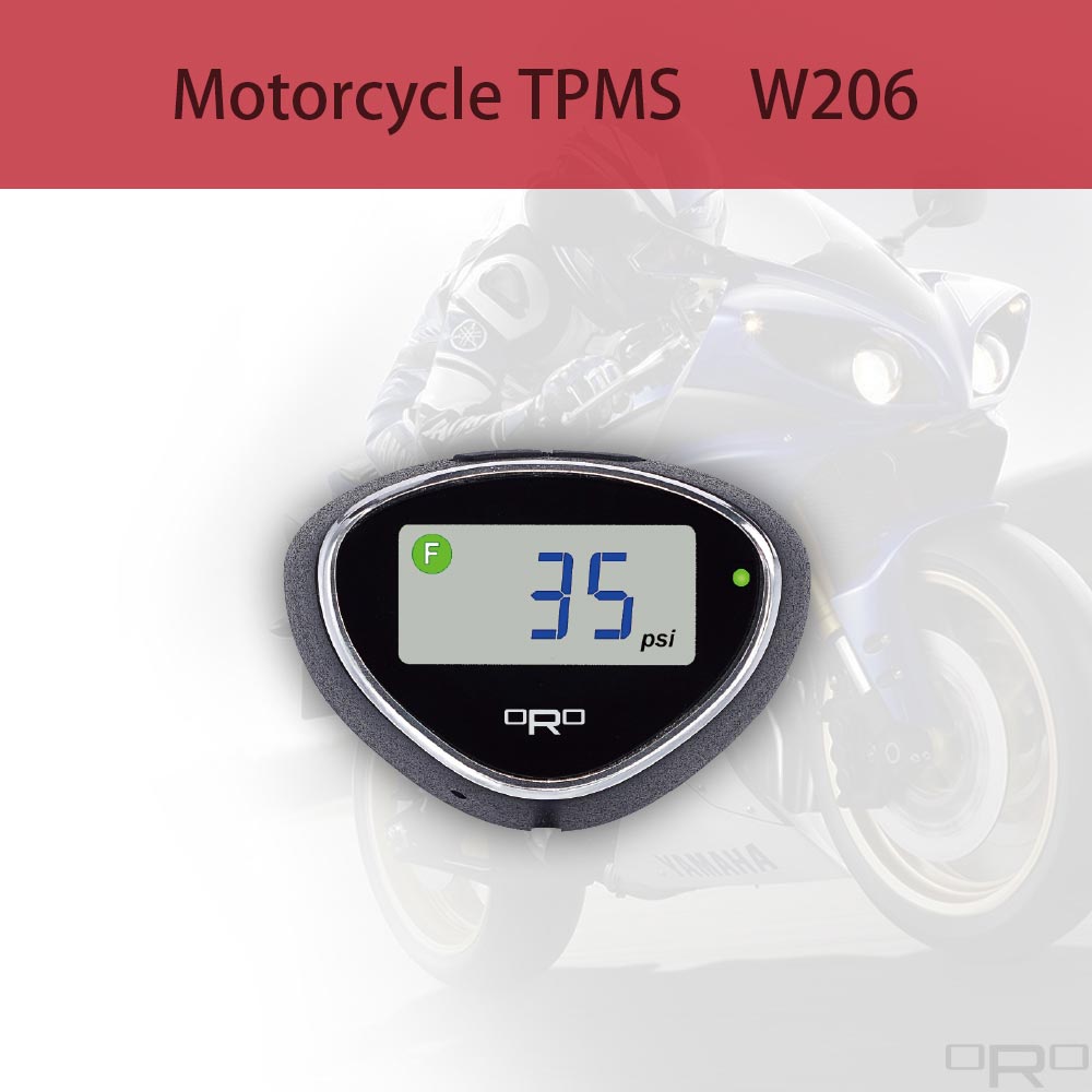 Los sistemas de monitoreo de presión de neumáticos de motocicleta W206 reducen el consumo de combustible y brindan una condición de conducción más segura.