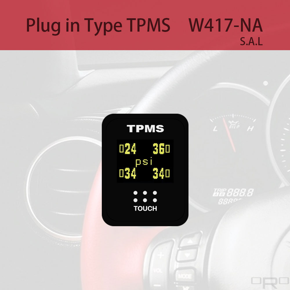 W417-NA is switch type TPMS and suitable for specific 4 wheel vehicles.