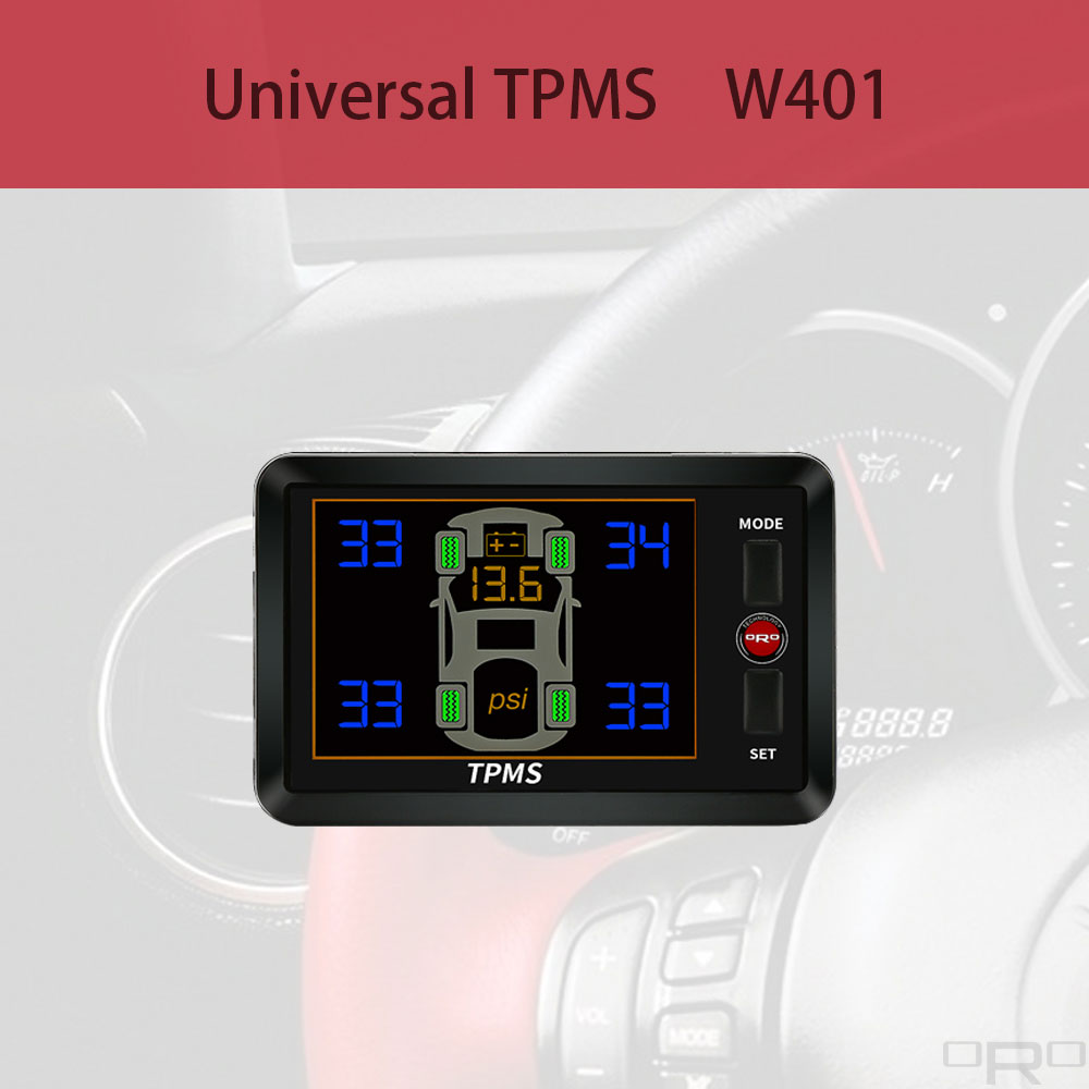 モデルW401は、あらゆる種類の車両に適したユニバーサルタイヤ空気圧監視システムです。