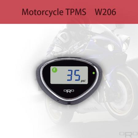 Motorcycle TPMS - W206 Motorcycle Tire Pressure Monitoring Systems, reduce fuel consumption and provide a more safe riding condition.