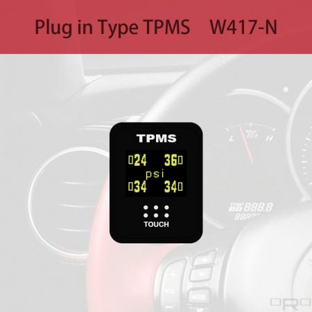 Sistema de control de presión de neumáticos (TPMS) de tipo enchufable - W417-N está desarrollado para NISSAN interruptor en blanco tipo TPMS.
