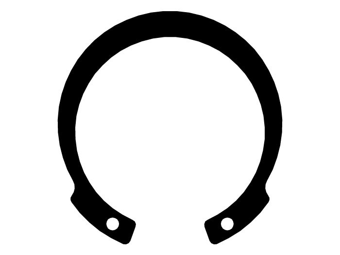 Inch Inverted Retaining Rings for Bores ASME/ANSI B18.27.4 Inverted