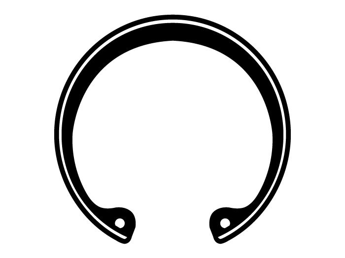 Inch Beveled Retaining Rings for Bores ASME/ANSI B18.27.4 C Type Snap