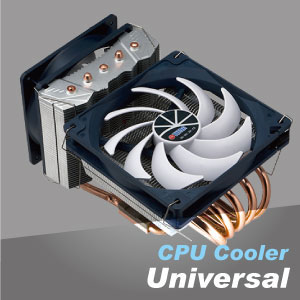 CPU-luchtkoeler biedt de hoogwaardige verwarmingskoelingsresolutie voor uw computer bevroren.