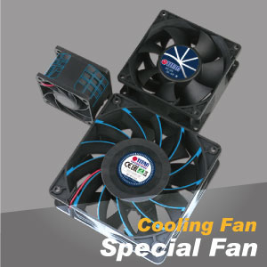 Special cooling fan for versatile cooling demands such as waterproof fan, power saving fan, extreme silent fan, high static airflow fan.
