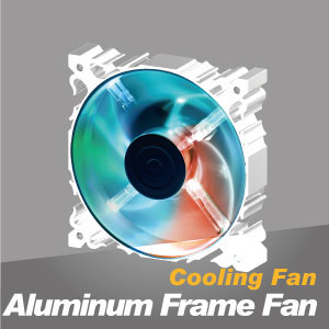 Бесшумный охлаждающий вентилятор с алюминиевой рамой имеет более мощный отвод тепла и прочную конструкцию.