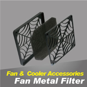 El filtro de metal del ventilador de enfriamiento puede prevenir el polvo y proteger los dispositivos.