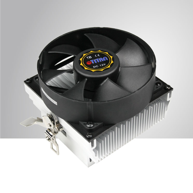 1PCS CPU Air Cooler Aluminum Fins CPU Fan Can Light Quite Fan Removable Fan Blades Suitable for Intel LGA（Red Light）