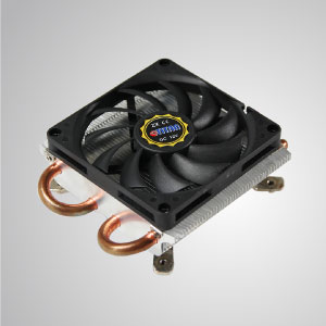 Equipped with 80mm silent cooling fan and pure copper base, this CPU cooler can significantly strengthen thermal sink of CPU