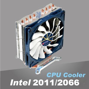 JUNERAIN Disipador de Calor de enfriamiento silencioso de la computadora del Ventilador del Enfriador de la CPU de Color para Intel AMD 