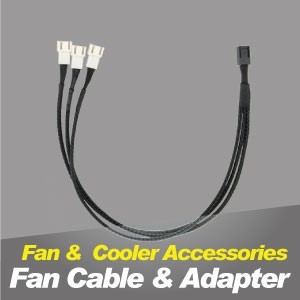 Cable de ventilador y adaptador - Cable del ventilador de refrigeración TITAN y adaptador de refrigeración.