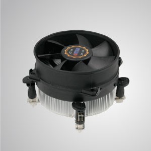 Intel LGA 775- CPU Air Cooler with 95mm Fan and Aluminum Cooling Fins/ TDP 105~115W - Equipped with radial aluminum cooling fins, 30mm pure copper base and 95mm giant silent fan, this CPU cooling cooler is capable of accelerate heat transfer.