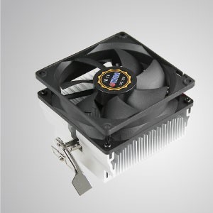 AMD-CPU-Luftkühler mit 92-mm-Lüfter mit quadratischen Rahmen und Aluminium-Kühlrippen / TDP 104 W - Ausgestattet mit radialen Aluminium-Kühlrippen und einem leisen 92-mm-Lüfter mit quadratischem Rahmen ist dieser CPU-Kühler in der Lage, die Wärmeübertragung zu beschleunigen.