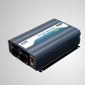Inversor de corriente de onda sinusoidal modificada de 1000 W, 12 V/24 V CC a 230 V CA con puerto USB, adaptador de coche
