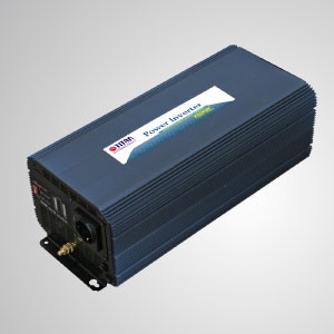 Inversor de energía de onda sinusoidal modificada de 2500W 12V / 24V DC a 230V AC con control remoto y puerto USB - Inversor de energía de onda sinusoidal modificada TITAN 2500W con puerto USB
