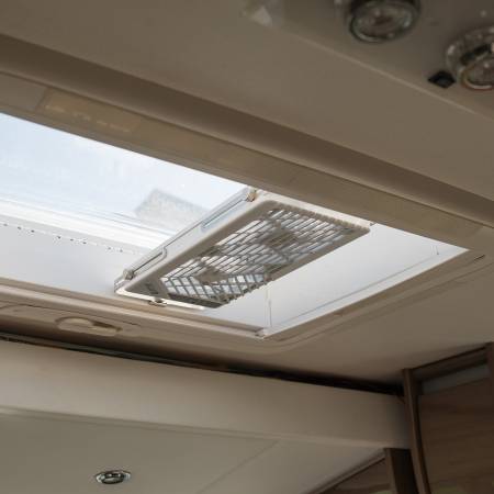 The advantage of TITAN RV rooftop window fan is ease of mount& demount.