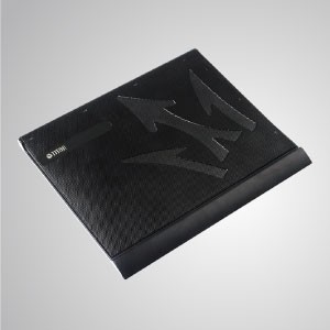 5V DC 10" - 15" Laptop Notebook Cooler Cooling Alumiunum Pad mit Ultra Slim Portable USB Powered - Ausgestattet mit einem 80-mm-Lüfter und einer Mesh-Oberfläche kann es den Luftstrom effektiv beschleunigen, um Wärme zu übertragen