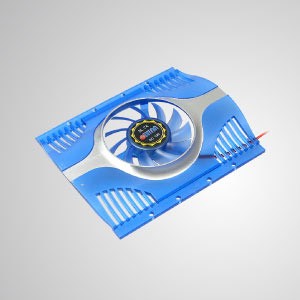 12V DC 3.5" HDD Cooler with 60mm Cooling Fan (Blue) - Built-in 60mm silent fan, the HDD cooler can effectively reduce the temperature of hard disk. Maintain system stability and reliability and enhance operation efficiency.