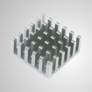 Aluminium-Kühlrippen für Kühlkörper mit Kleber – 30 mm x 30 mm, Packung mit 6 Stück