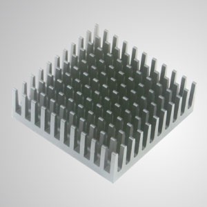 Aluminium-Kühlrippen für Kühlkörper mit Kleber – 40 mm x 40 mm, Packung mit 4 Stück