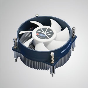 Intel LGA 1155/1156/1200- Low Profile Design CPU-luchtkoeler met aluminium koelvinnen / TDP 75W
