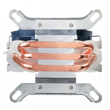 The U shaped  highly efficient heat pipe directly attach to the heat source technology enhances heat conductivity.