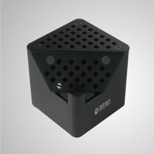 5V DC 2-in-1 Cube Cooling Stand met fijn mentaal ontwerp voor tablet en telefoon - 2-in-1 koelstandaard van fijn metaal / standaard voor smartphones / tablets