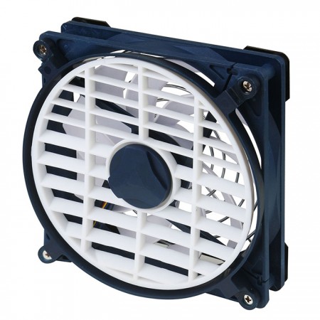 This mobile cooling fan is able to attach onto any mesh materials without any space limit such as bug screen, screen room, window mesh, tent, or mosquito net.