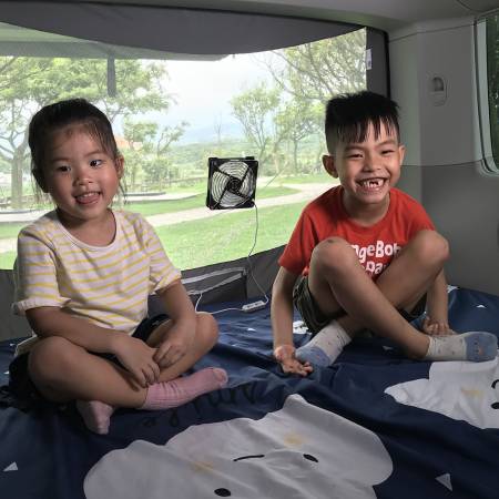 Children ventialtion in the Van/RV inside