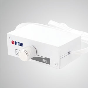 12V /24VDC自動スイッチ3ピンノイズリダクションファンスピードコントローラー - This TTAN fan speed controller has a unique function: 12V/24V input auto switch, which is support for various usage and protection from short circuit& overloading problems.