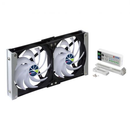 There are 90mm, 120mm, 140mm racking mounting ventilation cooling fan for refrigerator fan in motorhome, campervan, truck trailer or ventilation cabinet fan in home theater/Audio/Video cabinet.