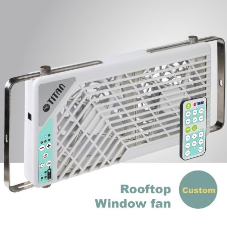 TITAN could customize the RV rooftop window fan.