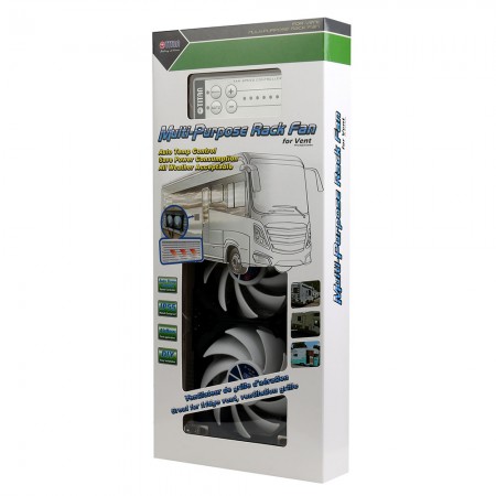 TITAN IP55 rack mounted fridge vent fan package