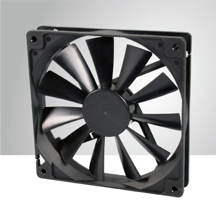 DC Cooling Fan with 140mm x 140mm x 25mm Series Supply CE, TUV, UL