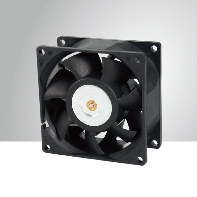DC Cooling Fan with 80mm x 80mm x 38mm Series Supply CE, TUV, UL, and