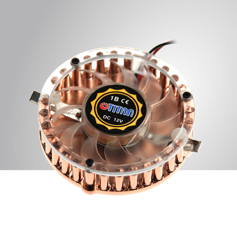 12V DC Copper Mounting Kit Chipset Cooler with 50mm Crystal Cooling Fan Supply CE, TUV, UL