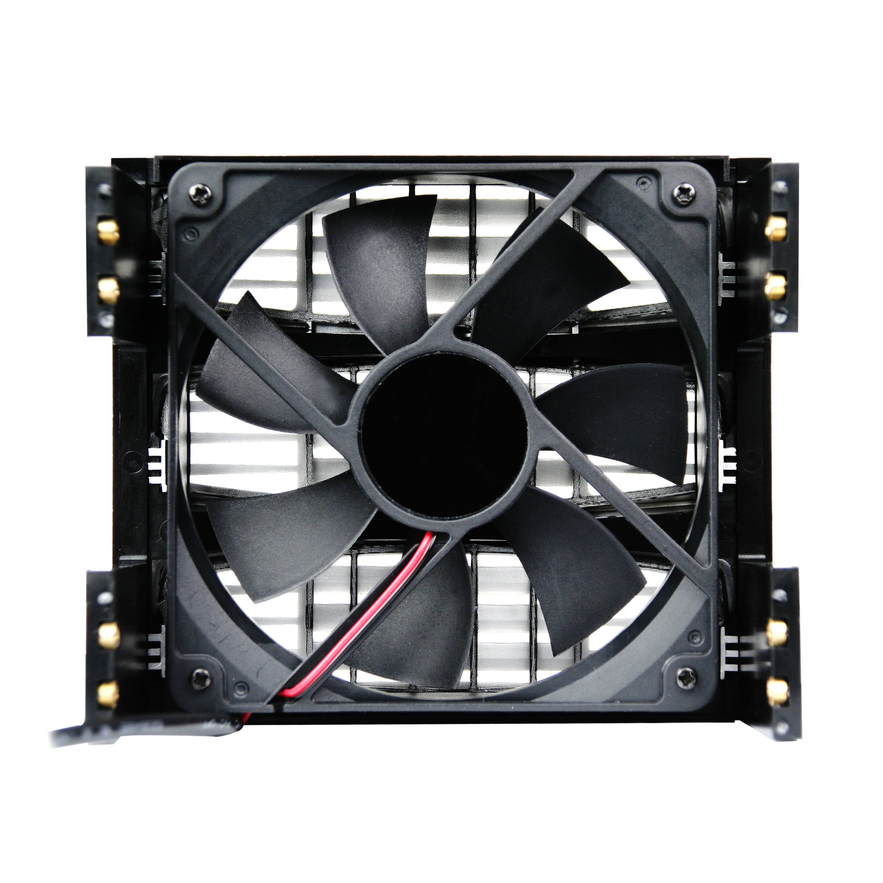12V DC 3*5.25" HDD Mounting Cooling Kit Cooler with 120mm Cooling Fan